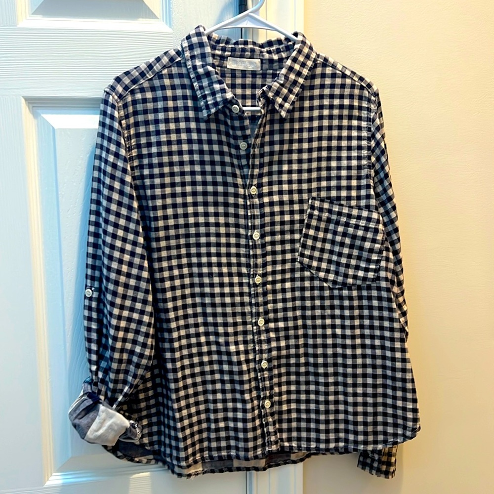 CP Shades Black and Tan Checked 100% Cotton Shirt
